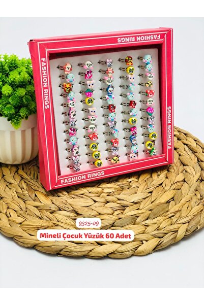 Sedef 9325 Mineli Çocuk Yüzük 60 Adet