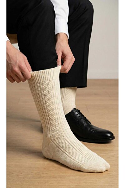 LAGRANZE Wool Prime Men's Jacquard Wool Socks