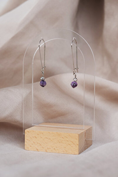 Luna Sugilite Natural Stone Earrings
