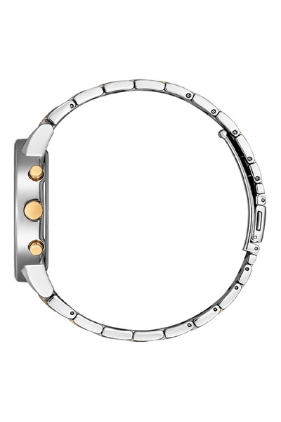 Citizen Eco-Drive Chronograph AT2244-84X Green Dial Two-Tone Stainless Steel Men's Watch