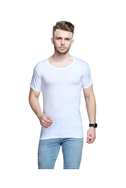 OSCAR JEANS Pack of 6 100% Cotton Basic Men's Vest Undershirt Short Sleeves Soft Breathable