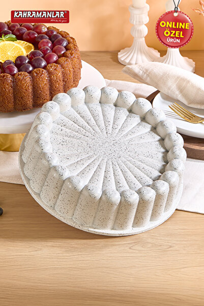 Kahramanlar Robin white cast cake & tart mold