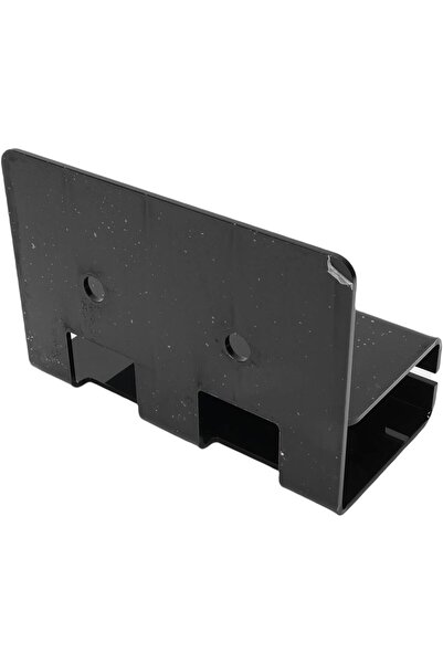 Slasa Acrylic Toothbrush Holder (17×12×8 cm) Wall Mounted Organizer, Black, Cable & Bathroom