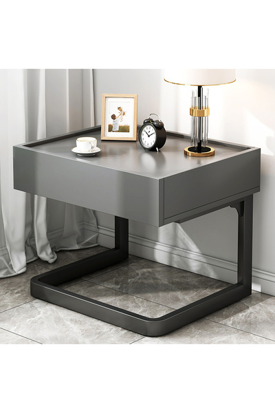 Zztcmp طاولات جانبية، طاولة بجانب السرير، طاولة جانبية صغيرة 50 × 40 × 45 سم، مناسبة للدراسة، غرفة المعيشة، غرفة النوم