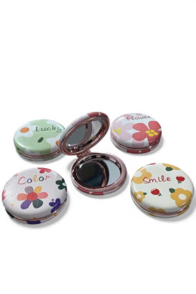 GÜZELYÜZ AVM Karma Model Tatlı Cep Aynası Kapaklı Makyaj Aynası Kozmetik Ayna...