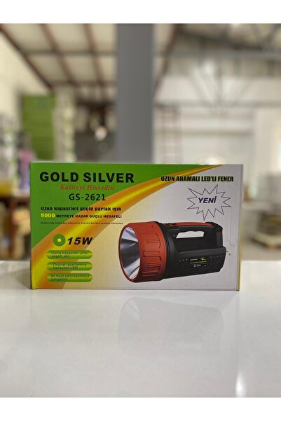 GenelTedarik GOLD SILVER 15W LED EL FENERİ