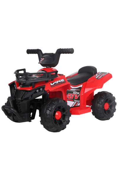 AT Performance ATV electric, ATV pentru copii, Homcom, baterie reîncărcabilă de 6V, 2-6 ani - roșu