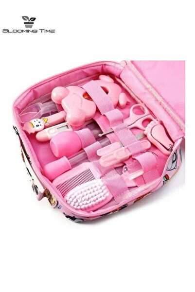 BLOOMING TIME مجموعة أدوات العناية بالطفل متعددة الوظائف من 13 قطعة للسفر وال...