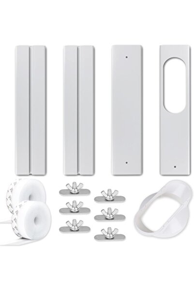 MAKINGTEC طقم مكيف هواء محمول لنافذة مع أختام 2 × 3 م (5.1 بوصة / 13 سم)