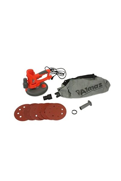 Almaz Șlefuitor de pereți cu LED, profesional, 750W, 180mm, cu sac de praf