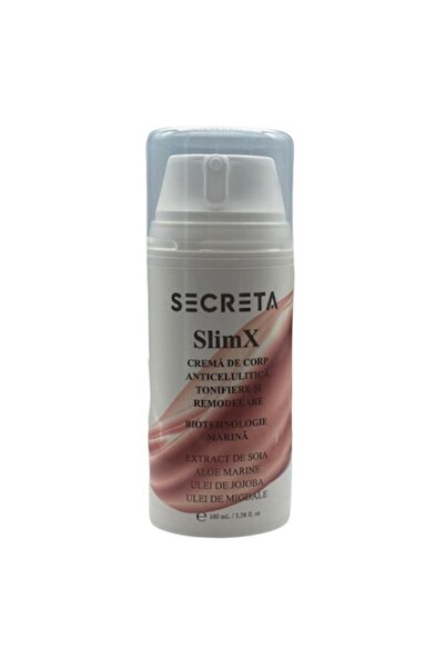 SECRETA SlimX – Anti-Cellulite Body Cream with Marine Biotechnology, Toning & Hydration, 100 ml