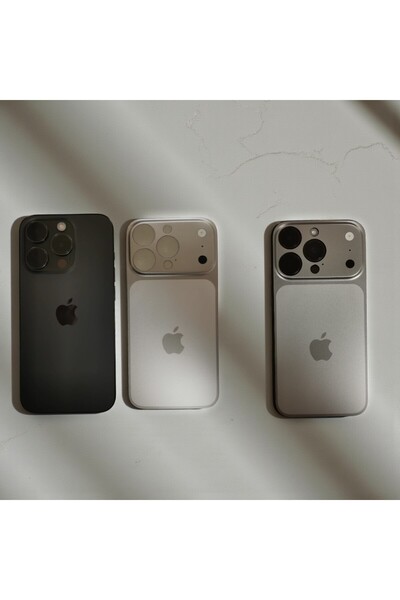 Gtech CROSS-DRESSING foil, for transforming Apple iPhone 16 Pro Max Pro into iPhone 17 Pro Max, Silver