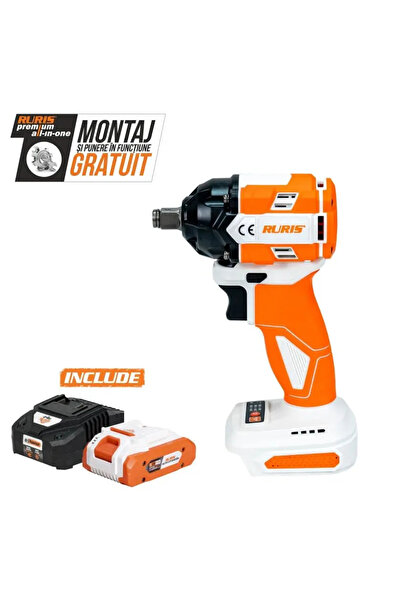 RURIS RMX3500 POWER ALFA UP Cordless Impact Wrench, Brushless, 20V, 350 Nm, 4...