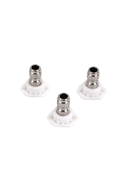 Lawazim Stainless Steel Wide Spray Nozzle 3pcs - Quick Connect Washer Tips