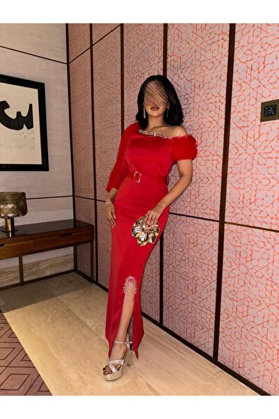 alestafham Elegant soft two-tone evening dress