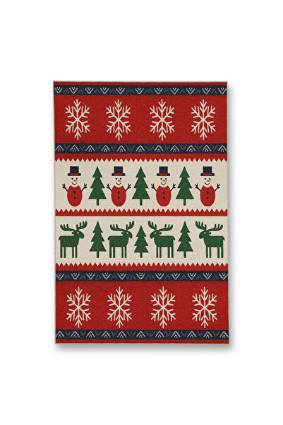 Rugs Modern Halı MOSSO Χριστουγεννιάτικο Θεματικό Σχέδιο Υφαντό Διακοσμητικό ...