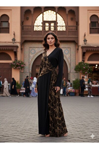 BTROON فستان لمعة ماسك