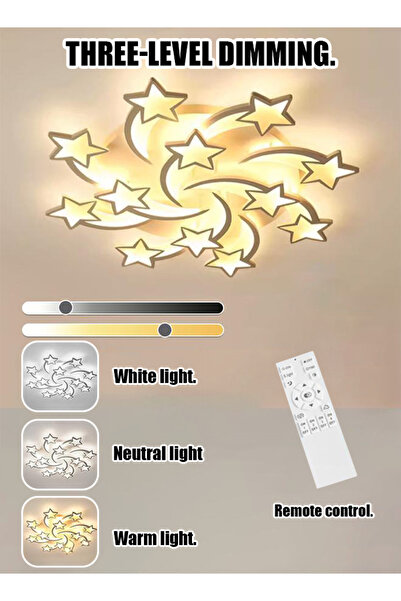 Generic 3/5/8/12/15 Star lamps - ceiling lights for living room - LED - modern bedroom ceiling lighting