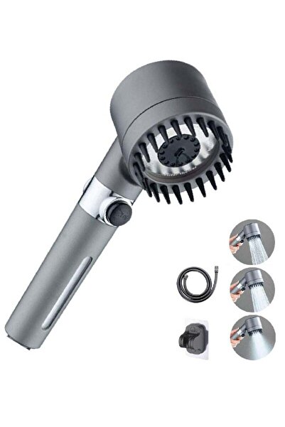 Arabest Shower Filter Head Set with 3 Massage Modes,Complete Bathroom Upgrade Kit (Adjustable Hose + Holder)