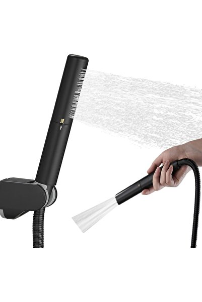 KASTWAVE مجموعة رأس دش محمولة 2 في 1، 7 بوصات، ضغط عالي، خرطوم 59 بوصة، أسود ...