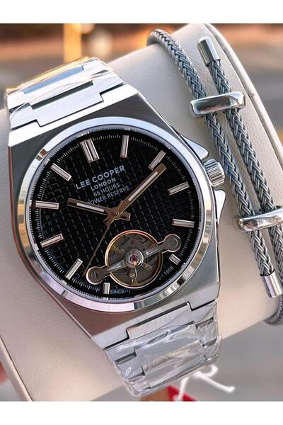Lee Cooper Automatic Movement Prx Case Italian Bracelet Gift 5 Atm Men's Wristwatch Ot.L08229.340