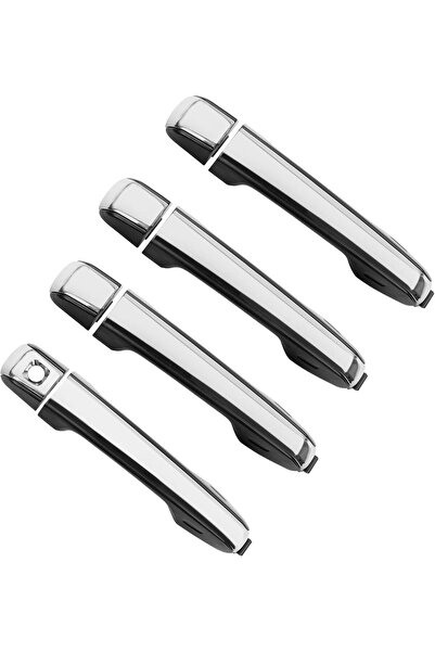 Gledewen مقبض باب خارجي من الكروم، 4 قطع - متوافق مع تويوتا 4 رانر / لكزس GX4...