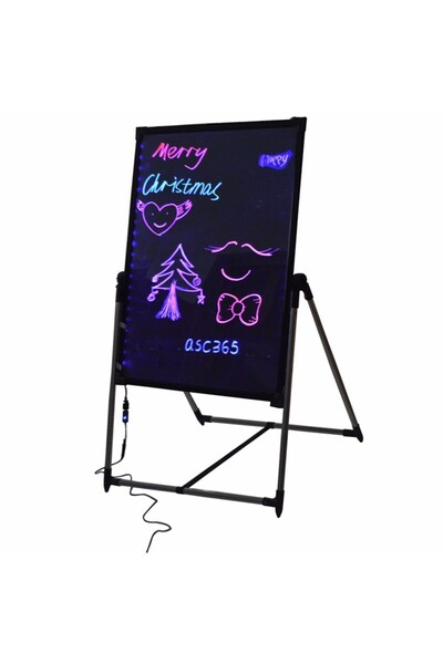 PROCART Rewritable LED board 40x60 cm, neon effect illuminated advertising, support included