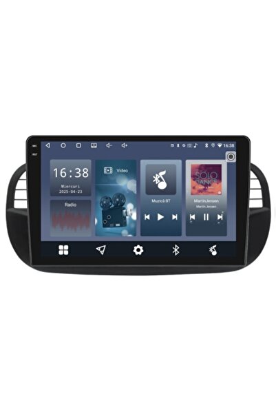 Piloton Navigație pentru Fiat 500 (2007-2015) - 9 inch, 2 GB RAM, 32 GB, Quad...