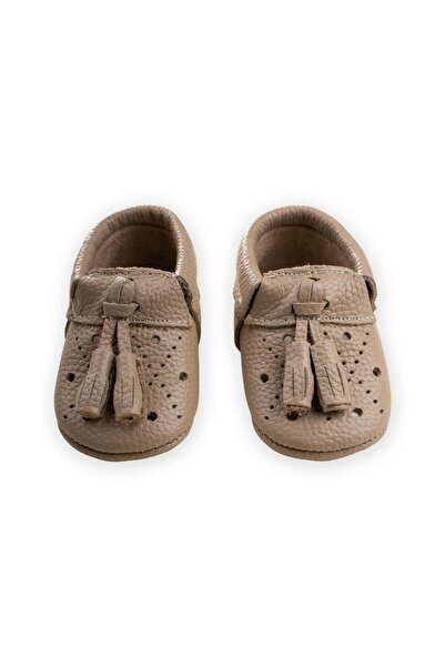 Cigit Leather baby shoes size 17-21 mink