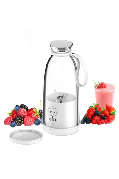 MACON Portable Smoothie Blender 500ml, 6 Blades, 2400mAh USB Rechargeable Personal Shakes & Juice Maker
