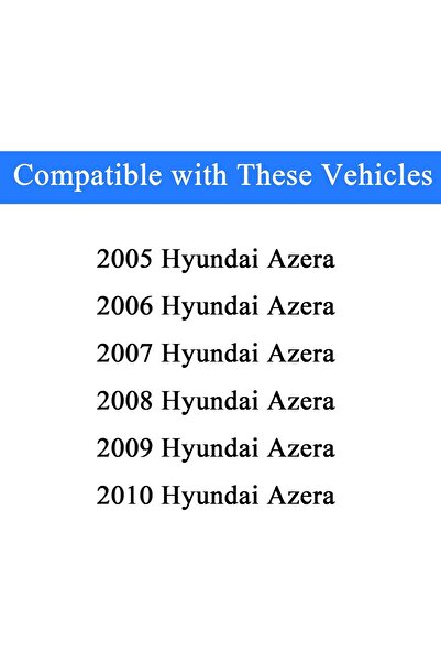 Generic ZZCSZ 826513L000 Set of 4 Exterior Door Handles Compatible with 2006-2011 Hyundai Azera