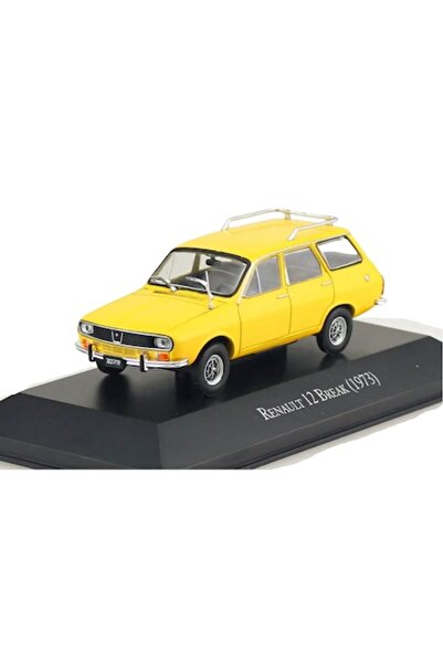 IXO Renault 12 Break (Dacia 1300) turnat sub presiune, Machete/Altaya, 1:43, galben