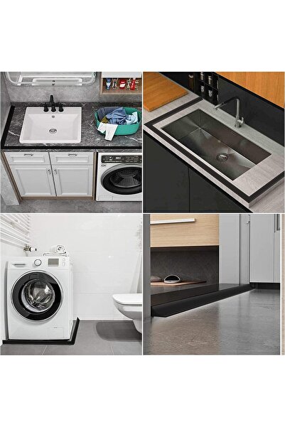 SYOSI شريط حاجز الماء لباب الدش، ذاتي اللصق، 1 متر