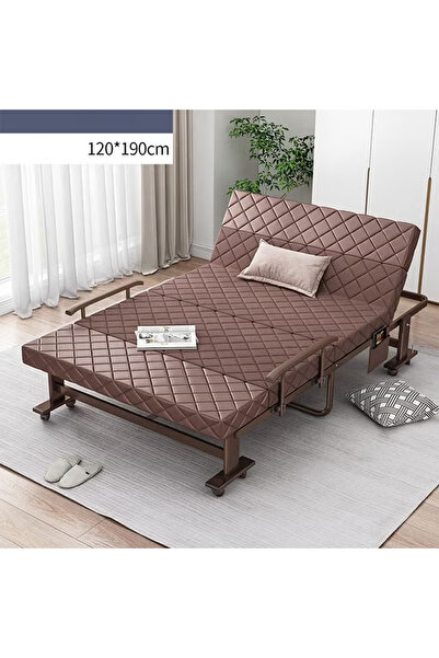 NKX Modern Upholstered Platform Bed Frame, Multiple Sizes, 120cm Width x 192cm Length x 30cm Height