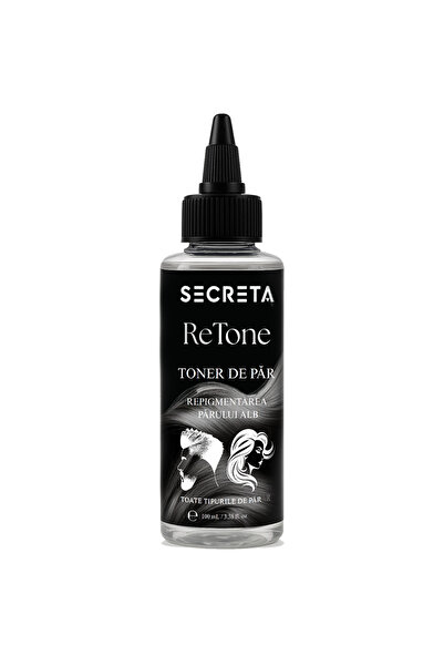 SECRETA ReTone Hair Toner 100ml – dye-free solution for reducing gray hair, repigmentation