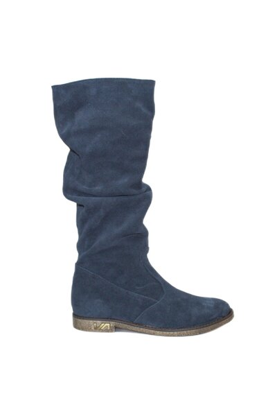 VersoShoes Genuine leather boots with low sole 8020