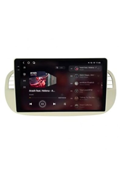 NAVI-ABC Dedicated Navigation for Fiat 500 (2007-2015) 2K QLED, 12GB/256GB, 4G