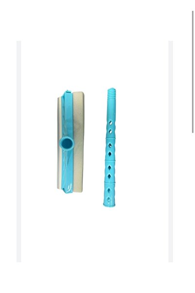 KIZILELMADA ممسحة زجاج مزدوجة الجوانب - أداة تنظيف مع إسفنجة ومطاط مرن