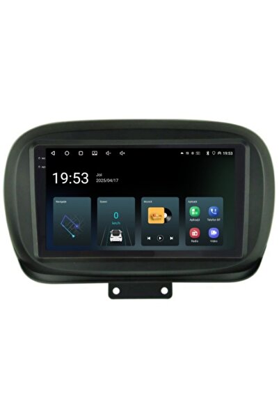 Piloton Navigație pentru Fiat 500X (după 2014) 9 inch 4GB RAM 64GB 4-core
