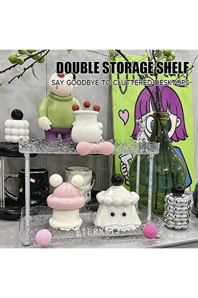 Generic Toilet storage rack, washbasin storage rack, toilet bathroom cosmetic table, water ripple shelf