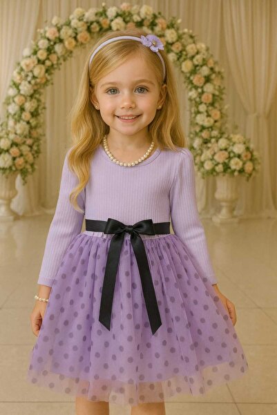 ÇOCUK GİYİM MERKEZİ KIZ ÇOCUK TÜTÜLÜ ELBİSE