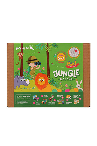 jack in the box 6-in-1 Jungle Safari Work Kit