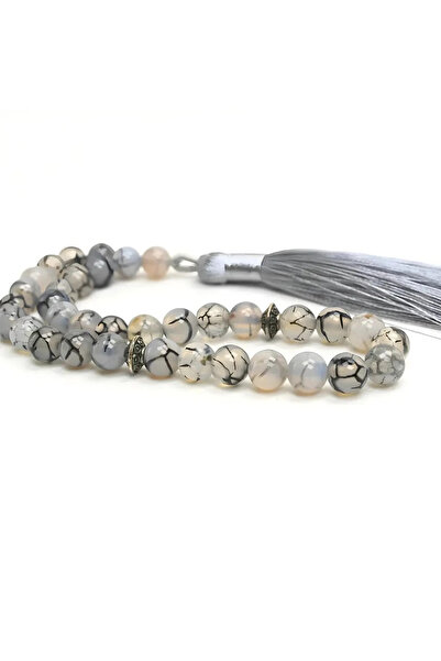 HÜNERTAŞ سبحة من حجر العقيق الطبيعي