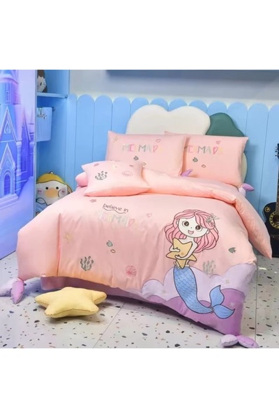 1way Cotton children's bedding set without filling