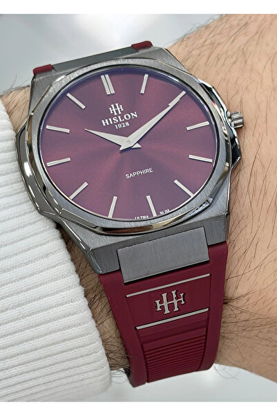 Hislon Orijinal Silikon Kordon Ultra Slim Erkek Kol Saati ILKCL127T-14KN