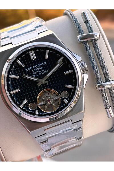 Lee Cooper Automatic Movement Prx Case Italian Bracelet Gift 5 Atm Men's Wristwatch Ot.L08229.390