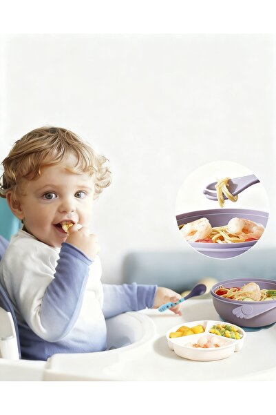 Generic Training Bowl for Children Suction Bowl Portable Non-Slip, Shatterproof Rubber Bowl for Babies