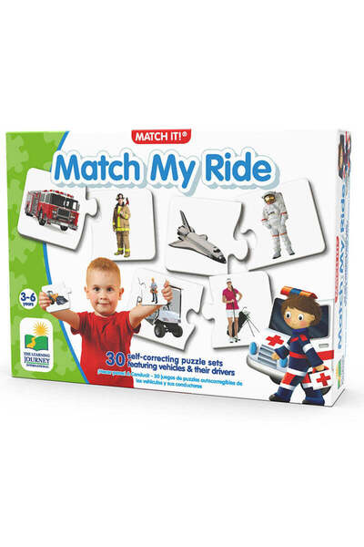 The Learning Journey Puzzle-ul „Potriviți șoferul cu vehiculul”