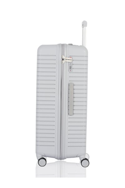 AVIATOR 3-piece shatterproof polypropylene travel bag set with double wheels - 1-year warranty covering breakage