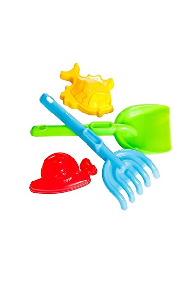 burak toys Set Forme, unelte si accesorii nisip, diverse culori,